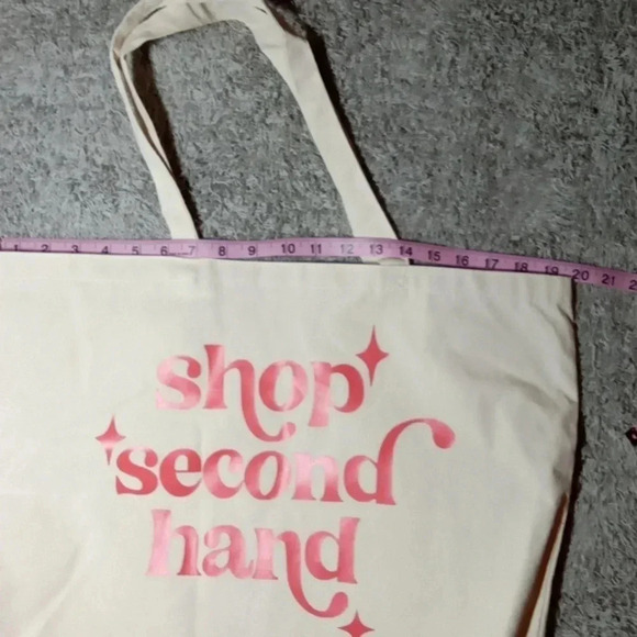 Tote Hand made logo (shop second hand) - Picture 5 of 7